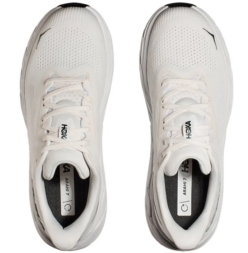 Hoka One One Men's Arahi 7 Blanc De Blanc/Steel Wool-5